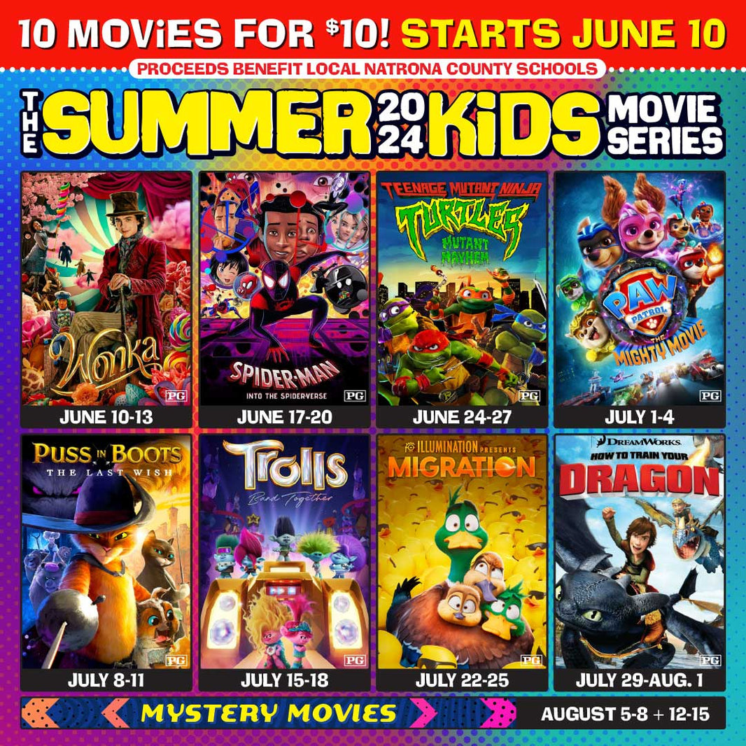 WyoMovies Summer Kids Movie Series WyoMovies Summer Kids Series Tickets